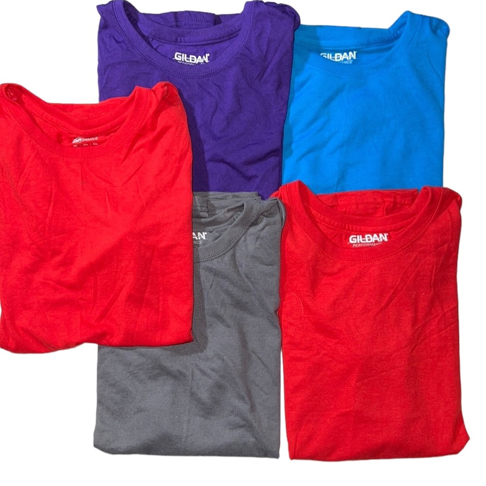 NWT Gildan Performance T Shirts All Small 5 for $20